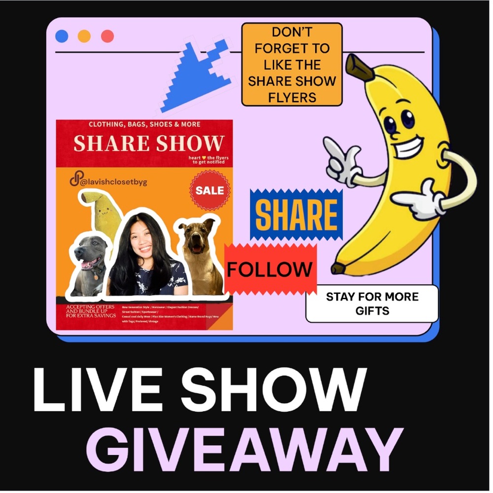 FOLLOW & ❤️ THE FLYER TO WIN